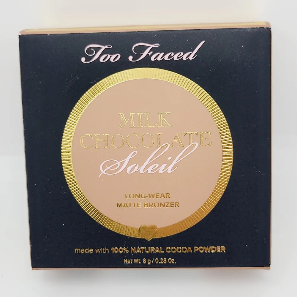 Too Faced Milk Chocolate Bronzer Brand New in Box (NWT) Authentic Light Medium